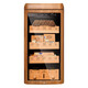 Weijiade cigar cabinet constant temperature and humidity control cigar humidification cabinet inverter compressor energy-saving air-cooled frost-free cedar wood mellow maintenance wood grain brown inverter model cedar wood 600-900 pieces