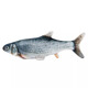 Pet Neighbor Cat Toy Self-Happling Electric Fish Simulation Jumping Grass Carp Intelligent Funny Dog and Cat Toy to Relieve Boredom