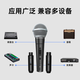 Audiovisualist wireless microphone super cardioid high-fidelity stage handheld microphone ultra-clear sound quality professional vocal dynamic microphone recording teaching outdoor singing karaoke XLR wireless dynamic high-fidelity dynamic microphone M58
