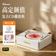 Riksoin customizable disc CD player disc audiophile album Bluetooth player retro listening to discs nostalgic retro literary CD player for Chinese Valentine's Day birthday white wood grain original sound quality 5.4 Bluetooth chip-dual speaker sound cavity diaphragm