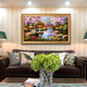 Lisa reines handbemalten Ölmalerei Garten Landschaft Malerei Europäische Wohnzimmer Dekoration Mal Sofa Hintergrund Wandmalerei Wandschlafzimmer Hängende Malerei 692 Gold Massivholz Rahmen 200x100