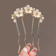 Xiang Wan hairpin U-shaped flower hairpin high-end pearl wave hair comb simple hairpin hairpin Mid-Autumn Festival gift
