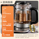 SUPOR Health Pot 1.5L Tea Boiler Glass Flower Teapot 316L Stainless Steel Constant Temperature Electric Kettle Kettle Insulation Teapot Black Tea SW-15YJ32