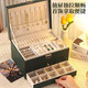 Eight seabird jewelry box storage box with lock exquisite earrings jewelry necklace earrings storage display stand Chinese Valentine's Day