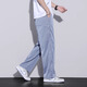 
Woodpecker casual pants for men 2025 summer new trend versatile wide-leg straight pants for men loose breathable casual pants for men 1048 black XL recommended 120-150Jin [Jin equals 0.5 kg]