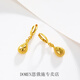 DOMEN Old Phoenix Gold Store Model Imitation Gold Earrings K Gold Plated Water Drop Earrings Imitation 999 Gold Earrings Fashionable Women's Earrings High Quality
