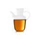 Teastone water injection teapot glass teapot kettle fair cup high borosilicate glass cup high temperature resistant 500ml