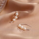 Qi Xiaomi s999 Pure Silver Pearl Earrings Women's Ear Piercing Earrings Earrings 2025 New Hot Style High-Quality Imitation Pearl Earrings 999 Pure Silver Pearl Earrings Silver (Two Prices)