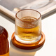 Onlycook creative rotating cup with coaster decompression glass creative whiskey glass foreign wine glass rotating wine glass vertical edge type with coaster 250ml 1 piece