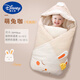 Disney (Disney) autumn and winter baby quilted quilt, newborn pure cotton quilt, baby outing blanket, newborn baby quilt supplies, Happy Bear (thick, quilted version) 0*0