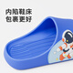 Pig Daddy Children's Slippers Boys' Summer Home Indoor Bathroom Anti-Slip 2025 New Medium and Big Boys Baby Sandals Blue 22