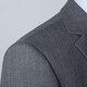 Shanshan (SHANSHAN) light luxury brand 2025 new men's suit suit comfortable business casual wedding suit suit for men gray stripes 2XL 185/52
