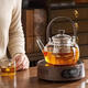 Glass teapot, teapot, tea set, tea set, kettle, electric ceramic stove, large capacity, Qinghuan teapot, 1000ML 1 piece