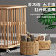 ULOP solid wood crib, beech wood multi-functional splicing bed, removable newborn baby bed, wooden paint-free bb bed, beech crib, paint-free, formaldehyde-free solid wood splicing bed, review with courtesy - post pictures and get a coconut palm latex mattress