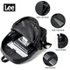 Lee trendy backpack male high school student school bag female casual backpack large capacity travel junior high school computer bag black