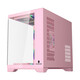 玩嘉 孤勇者无立柱matx主板电脑机箱360水冷海景房机箱纯白30/40系列超长显卡侧透主机箱 孤勇者粉色