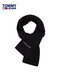 Tommy Hilfiger New Year's gift soft and comfortable men's simple embroidered cotton knitted scarf 12649 OS black BDS