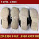 Reine handgefertigte alte Peking handgemachtes Hanfseil, tausendschichtige Sohle für Frühlings- und Sommermänner und Frauen traditionelle atmungsaktive ländliche Stoffschuhe Cord-Handgefertigte Sohle [Streifen] 39