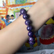 Eternal Symbol Light Luxury Collection Natural Gemstone Imperial Amethyst Bracelet Bracelet Purple Crystal Women's New Year Gift Collectible Amethyst-14mm