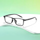 SLOVA LEXTES Cadre Ultralight TR MATÉRIAUX NOIR SQUARD SAGLE SHAED LES VERRES COMMENTS PEUT être équipé de lunettes de hauteur de Myopie légère anti-bleue SF698 SF698 Gris foncé C36 Single Frame