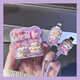 领优创活数据线保护套适用苹果15promax充电缠绕器20W快充14/13防折断12透明硅胶11双Type-C防摔软壳iPad 波浪款【透紫】库洛米-套装
