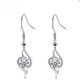 PT950 platinum earrings and earrings for women 18 years old, diamond earrings for women, Valentine's Day, only love earrings