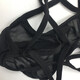 Private Shang Men's Sexy Underwear Mesh Panties Sexy Elastic Band Black T-Pants Thongs One Size 170Jin Jin is equal to 0.5kg within