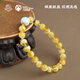Potala Palace beeswax sea grain stone bracelet 925 silver treasure bowl pendant single circle amber bracelet for men and women as a birthday gift for girlfriend
