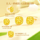 Chinese gold crushed ice sugar cube gold earrings 18k gold earrings niche birthday gift for girlfriend and wife wedding anniversary 18k crushed ice sugar cube earrings