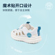 M1&M2 Spanish children's shoes, children's sandals, summer toe-toe beach shoes for boys and girls, mesh soft sole, comfortable outdoor functional shoes, blue size 25, suitable for feet 14.5~15cm long