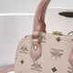 JIANGONG International First-line Brand Light Luxury Imported 2025 New Transverse Body Bag Genuine Leather Niche Printed Hand Shell Bag Women's Pink