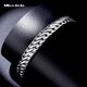 Miss JuJu Domineering Platinum Horsewhip Bracelet Men's Generous pt950 Platinum Thick Solid Bracelet (Customized) Weight 75-76g, 22cm long, about 9.4mm thick