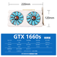 嵩睿4屏炒股显卡GTX1660S/1050Ti/750ti/730多屏显卡4接口HDMI高清4k投影一拖四路拼接显卡VGA分屏显卡 4屏GTX1660S 6G 4HDMI 炒股锁屏版