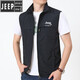 
JEEP SPIRIT Jeep Vest Jeep Men's Summer Thin Quick-Drying Photography Vest Casual Fishing Sleeveless Vest Jacket Versatile 3011 Dark Gray XL 135Jin [Jin equals 0.5 kg]-150Jin [Jin equals 0.5 kg]