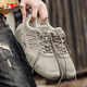 Bull Family Herrenschuhe Sommer Atmungsfreie Mesh Sports Schuhe Herren Outdoor Casual Wanderschuhe Low-Top Working Martin Boots