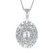 CHINA GOLD PT950 pigeon egg platinum pendant for women, a birthday gift for your girlfriend and wife, weighing about 2.4g (refund more for less)