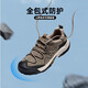Camel (CAMEL) men's outdoor hiking retro leather casual low-cut hiking shoes G14A342696 Khaki 42
