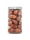 XMSJ brown lid food grade pet sealed jar plastic bottle round transparent wide mouth honey biscuit snack packaging bucket 5.5*8.5cm 16g coffee cap 1098 pieces