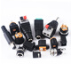 Zejie DC power plug and socket male and female connector adapter conversion female socket male 5.5-2.1/2.5MM3.5 DC-099 socket 5.5*2.1mm (2 pieces)