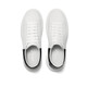 Belle Contrast Color White Shoes Men's Autumn Cowhide Comfortable Thick-soled Casual Sneakers A1160CM3 Black Tail 42