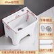 Ye Yu wash mop pool home balcony bathroom all-in-one small wash mop pool floor-standing high-foot ceramic mop pool 50 cm Taiwan control (one-piece molding)