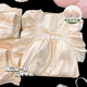S.SOFEA estilo chino de pijamas pequeños y de pijamas frescos y almohadillas de cofre se pueden usar fuera de la ropa de casa 689-1 con almohadilla de cofre + pantalones 175 L recomendados 95-110Jin [Jin iguala 0.5 kg]