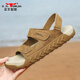 Sandalias de la familia Bull Sandalias para hombres Sandalias romanas retro versátiles de 2025.