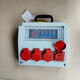 Construction site temporary distribution box small electrical box rain-proof mobile portable 220 industrial socket portable electrical box gray four-digit five-hole one drain 4 empty open 53 yuan