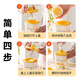 
Guangyi ice shaving machine manual smoothie machine Mianmian ice ice making machine stall commercial hand-crank ice crusher yellow GY1428