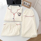 Jingpufei Hellokitty kurzärmeligte Pyjamas für Frauen im Frühlings- und Sommerwolken-Baumwoll-Drei-teilige Heimkleidung Yunduo Cotton-9906# Star Puppy PUPPE DRÜCK SET M [Vorschlag 75-100jin [Jin gleich 0,5 kg]]