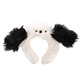 Tang Funi Hush The King Is Hibernating Yu Shuxin Wei Zhi Same Style Plush Puppy Headband Cute Face Wash Hairpin Headband Hair Accessory Female Puppy Plush Headband