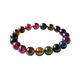 Eternal Symbol Brand Natural Crystal Brazilian 7A Black Rose Old Mine Brown Sugar Tourmaline Bracelet Women's Gift Jewelry Grade Approximately 8mm Brown Sugar Tourmaline