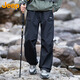 Jeep (JEEP) overalls men's autumn and winter casual pants paratrooper pants sports outdoor trousers men's pants black L