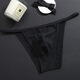 Men's gay thong cotton men's thong low waist sexy sexy wholesale black M